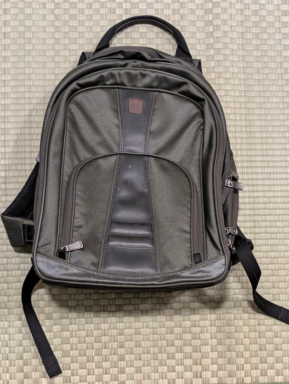 Tumi Tech Backpack w/ Luggage Passthrough in Green